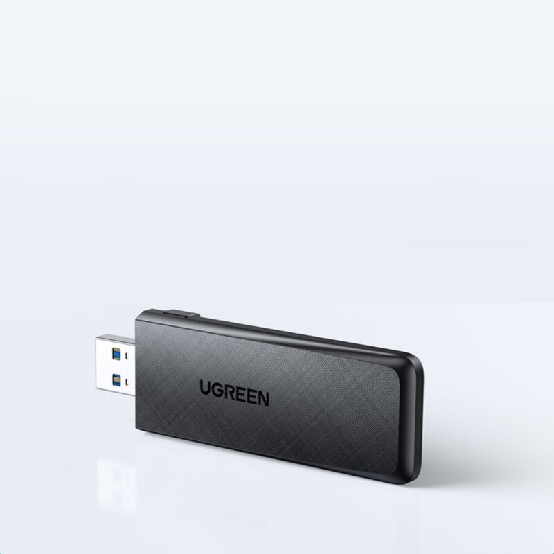 Adaptor Wi-Fi USB stick Ugreen, 2.4Ghz/5Ghz, negru, 50340