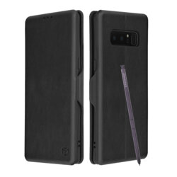 Husa 360° Samsung Galaxy Note 8 Techsuit Safe Wallet Plus, negru