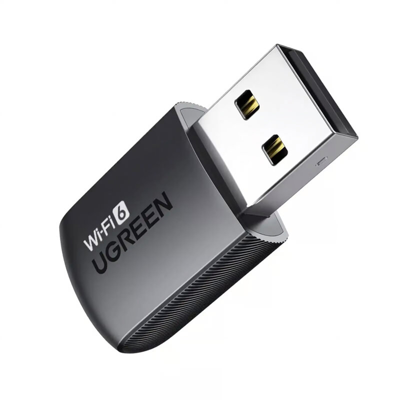 Adaptor Wi-Fi USB dual-band Ugreen, 2.4Ghz/5Ghz, negru, 35264
