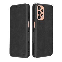Husa 360° Samsung Galaxy A23 5G Techsuit Safe Wallet Plus, negru