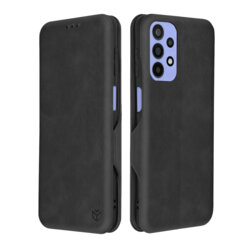 Husa 360° Samsung Galaxy A23 Techsuit Safe Wallet Plus, negru