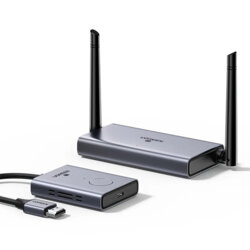 Transmitator si receptor wireless HDMI Ugreen, 50M (4K@30Hz), negru, 50633A