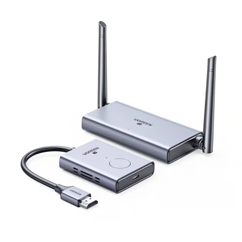 Transmitator si receptor wireless HDMI Ugreen, 50M (4K@30Hz), negru, 50633A