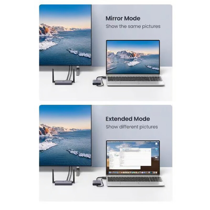 Transmitator si receptor wireless HDMI Ugreen, 50M (4K@30Hz), negru, 50633A