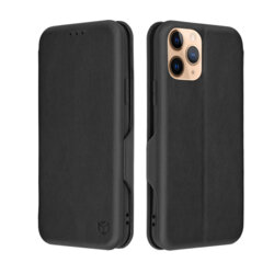 Husa 360° iPhone 11 Pro Techsuit Safe Wallet Plus, negru