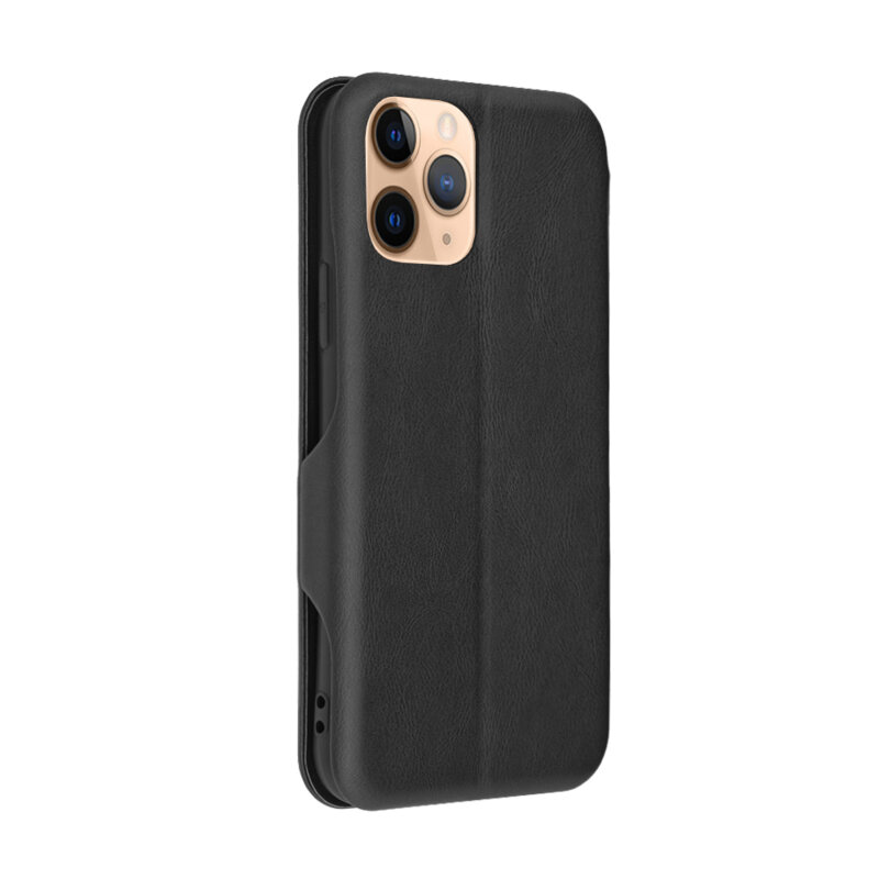 Husa 360° iPhone 11 Pro Techsuit Safe Wallet Plus, negru