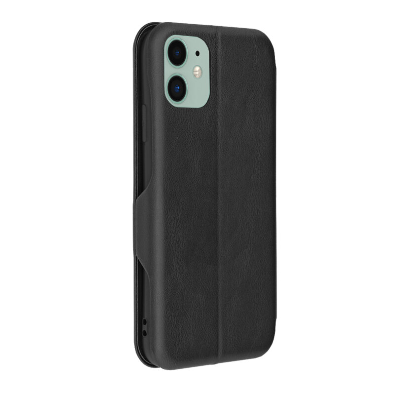 Husa 360° iPhone 11 Techsuit Safe Wallet Plus, negru