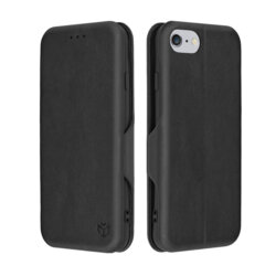 Husa 360° iPhone 6 / 6S Techsuit Safe Wallet Plus, negru