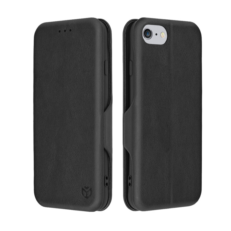 Husa 360° iPhone 6 / 6S Techsuit Safe Wallet Plus, negru