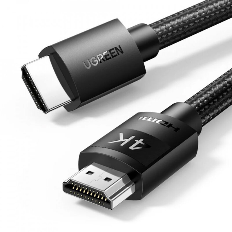 Cablu HDMI la HDMI 4K HD Ugreen, 18Gbps, 5m, negru, 40103