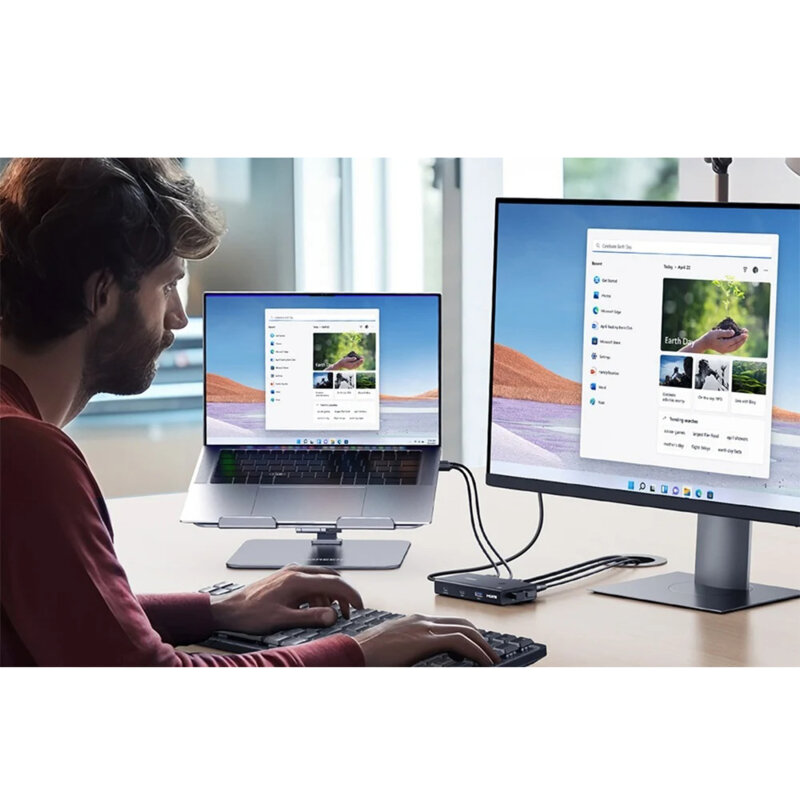 Switch HDMI, USB, Type-C Ugreen, negru, 4K@60Hz, Dolby, 45452