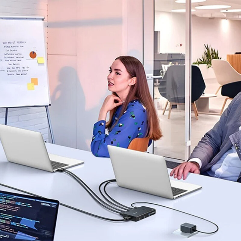 Switch HDMI, USB, Type-C Ugreen, negru, 4K@60Hz, Dolby, 45452