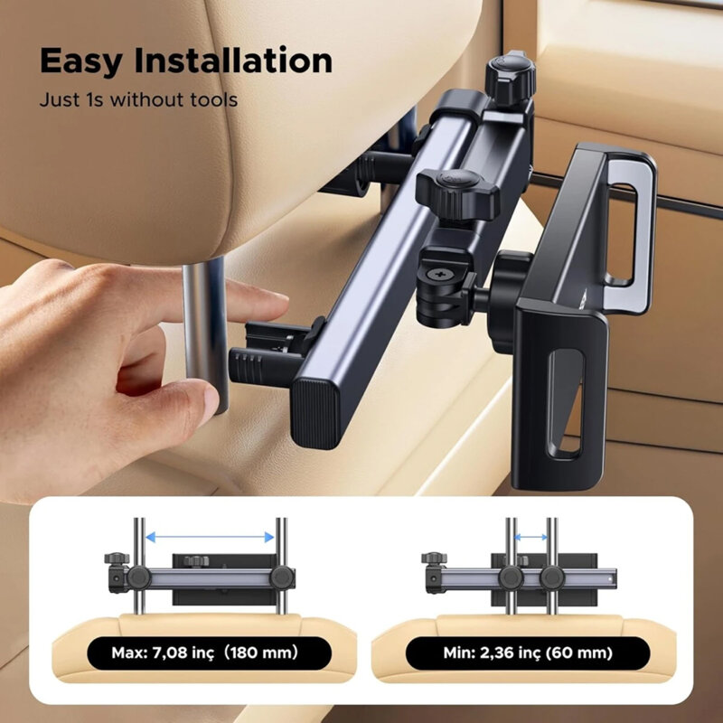 Suport telefon, tableta pentru tetiera, rotativ Ugreen, 55443