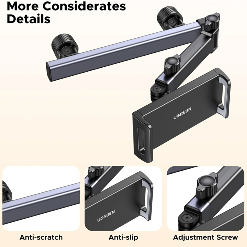 Suport telefon, tableta pentru tetiera, rotativ Ugreen, 55443