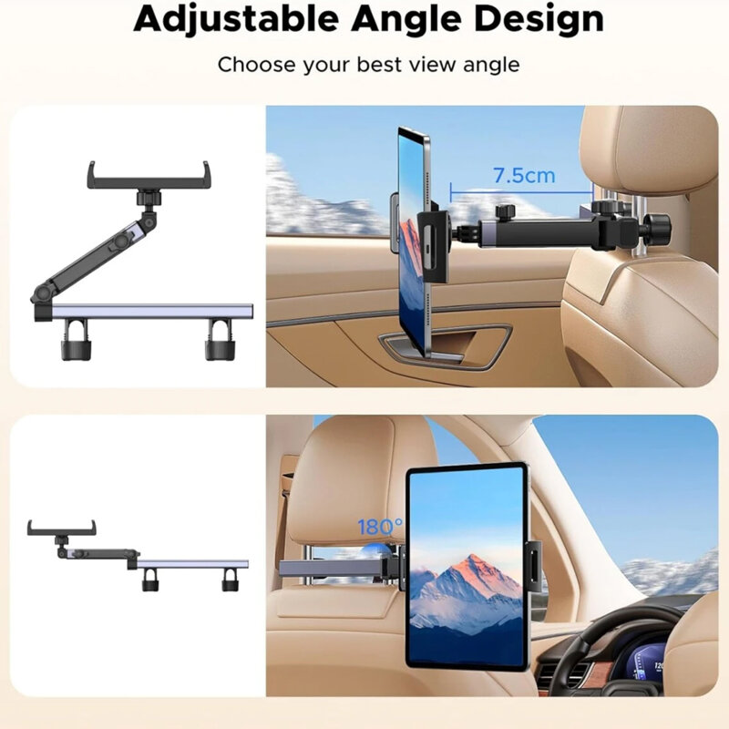 Suport telefon, tableta pentru tetiera, rotativ Ugreen, 55443