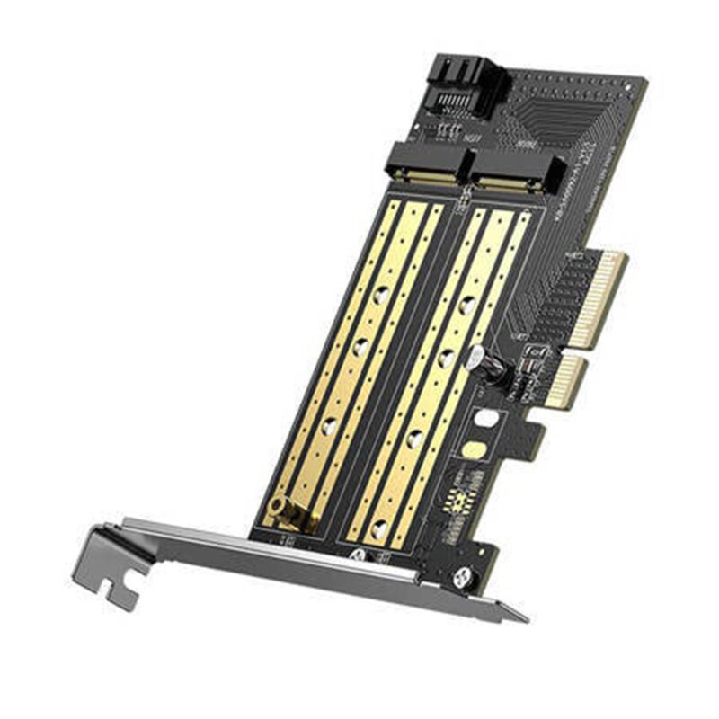 Adaptor card M.2 SATA + M.2 NVMe la PCI-E X4 Ugreen, 70504