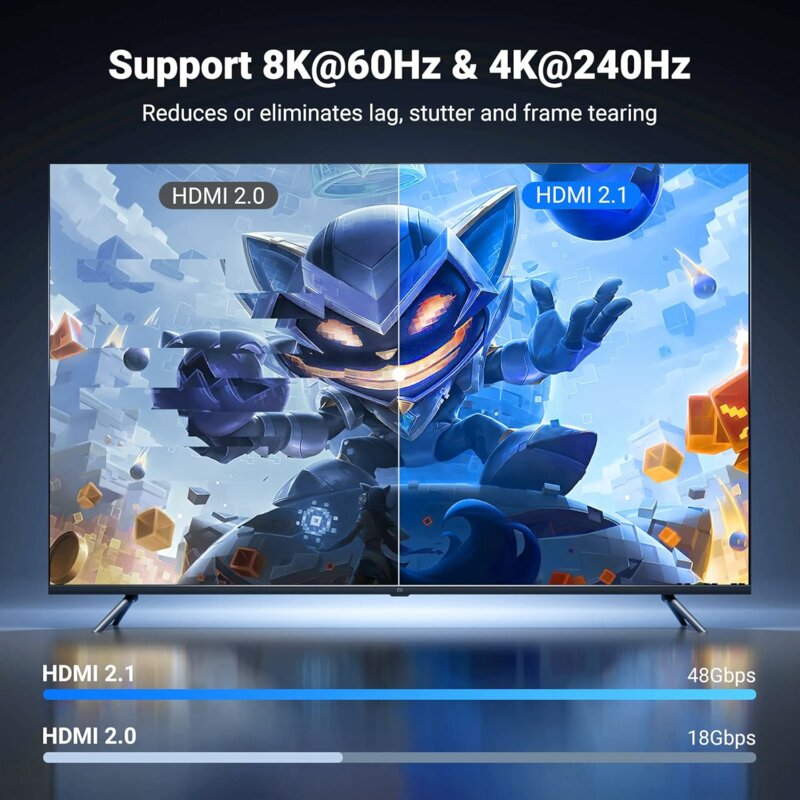 Cablu video HDMI la HDMI 8K@60Hz Ugreen, 48Gbps, 1.5m, 80402