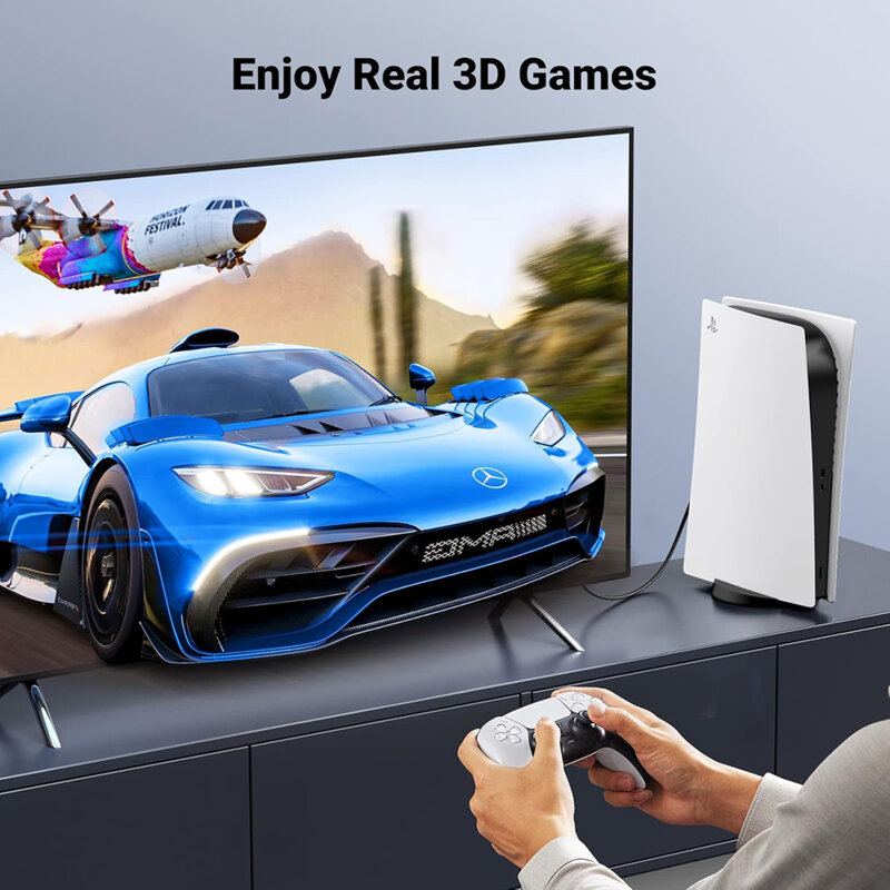 Cablu video HDMI la HDMI 8K@60Hz Ugreen, 48Gbps, 3m, 80404