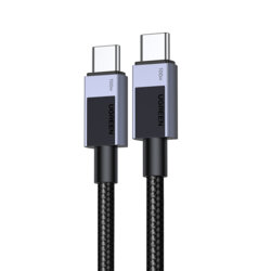 Cablu de date Type-C Fast Charge 100W, 0.5m Ugreen, gri, 35985