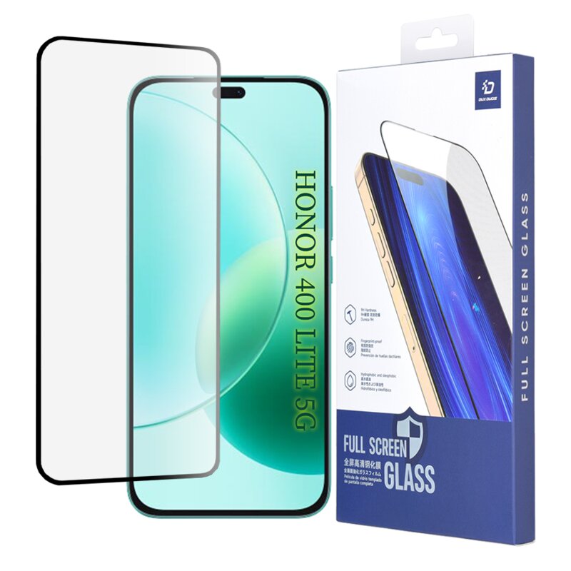 Folie sticla Honor 400 Lite Dux Ducis Tempered Glass, negru