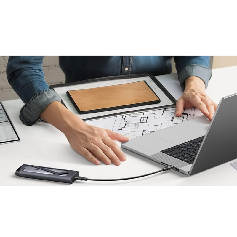 Carcasa SSD, M.2 NVMe SATA Ugreen, 10Gbps, gri, 15813