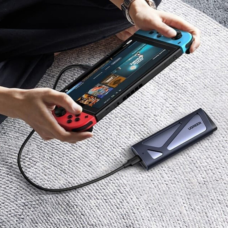 Carcasa SSD, M.2 NVMe SATA Ugreen, 10Gbps, gri, 15813