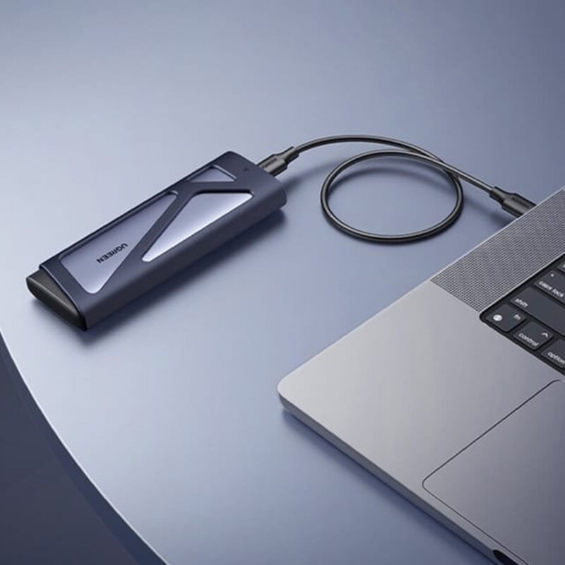 Carcasa SSD, M.2 NVMe SATA Ugreen, 10Gbps, gri, 15813