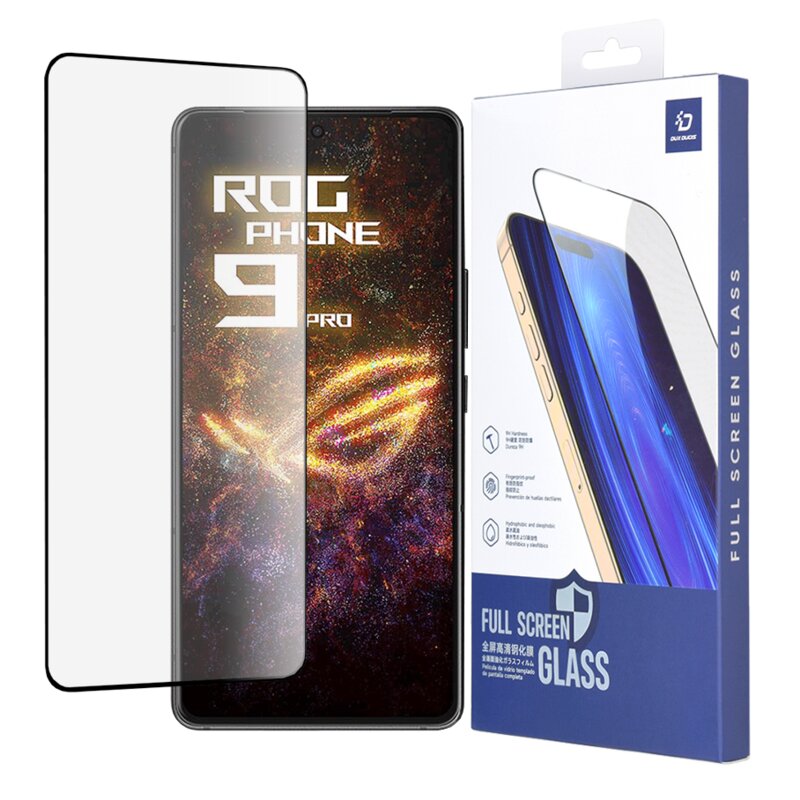 Folie sticla Asus ROG Phone 9 Pro Dux Ducis Tempered Glass, negru