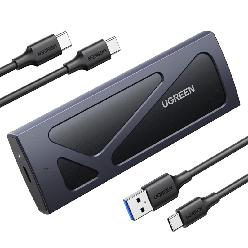 Carcasa SDD, M.2 NVMe Ugreen, 10Gbps, gri, 15512