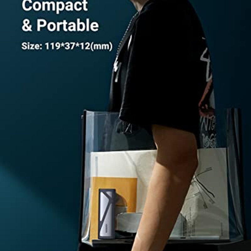 Carcasa SSD M.2 NVMeUgreen, 10Gbps, gri, 10902