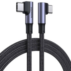 Cablu incarcare Type-C, 5A, 2m Ugreen, gri, 70698