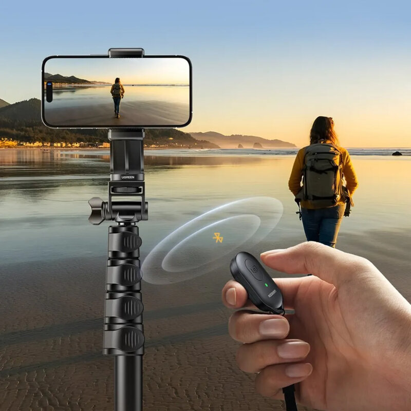 Selfie stick Bluetooth cu trepied si telecomanda 1.8m Ugreen, 15609