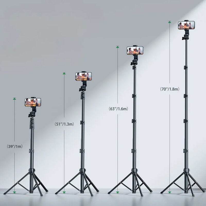 Selfie stick Bluetooth cu trepied si telecomanda 1.8m Ugreen, 15609