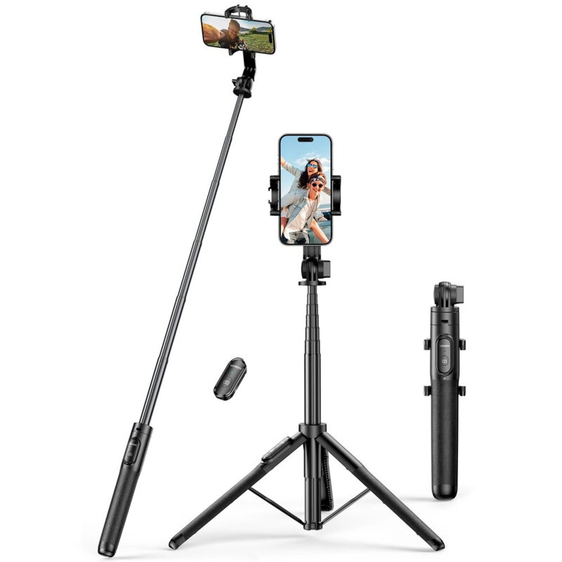 Selfie stick cu trepied, telecomanda Bluetooth, 1596mm Ugreen, 15062