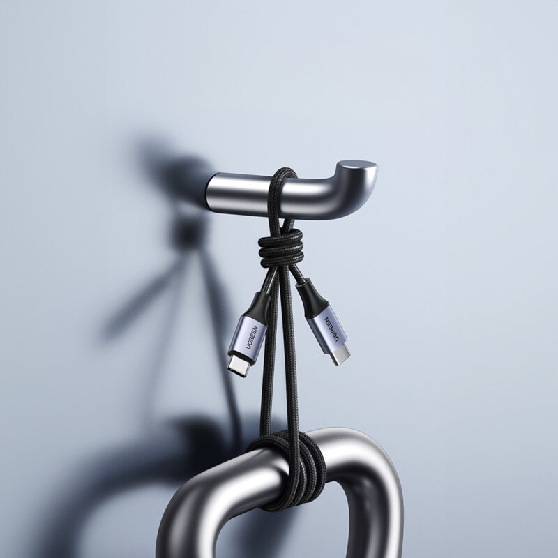 Cablu de date Type-C Super Fast Charge 240W, 1m Ugreen, gri, 15311