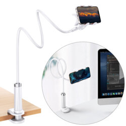 Suport telefon birou brat flexibil Ugreen, alb, 30488