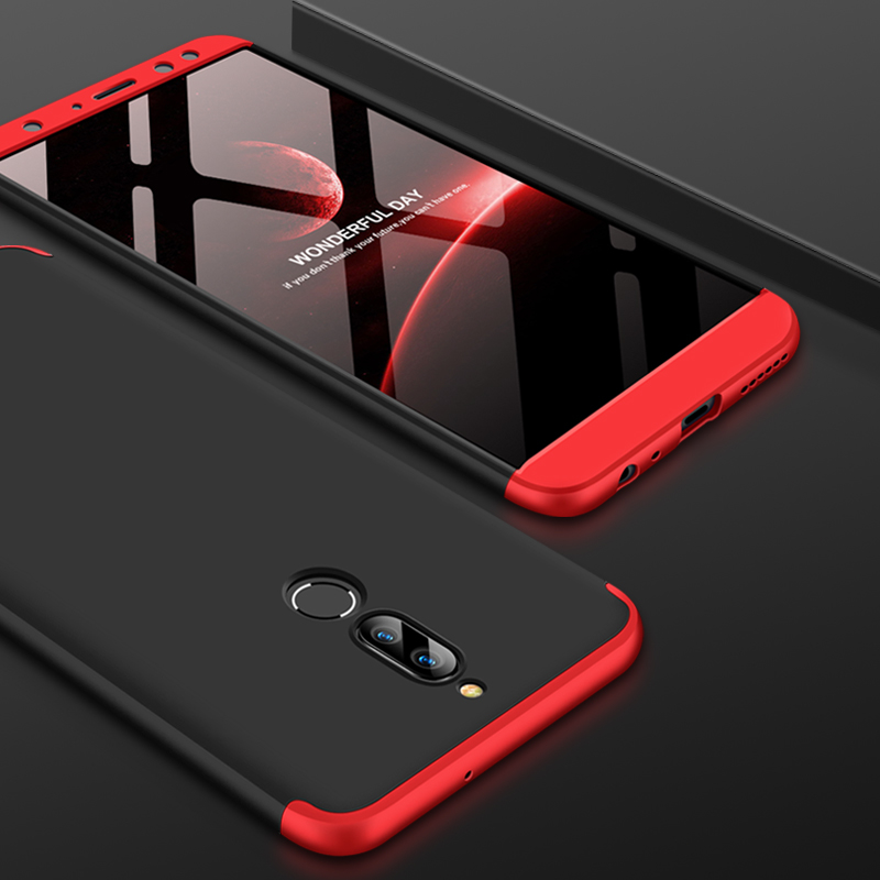 Husa Huawei Mate 10 Lite GKK 360 Full Cover Negru-Rosu