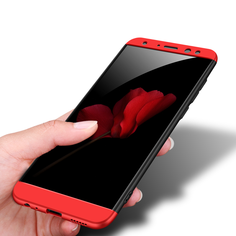 Husa Huawei Mate 10 Lite GKK 360 Full Cover Negru-Rosu