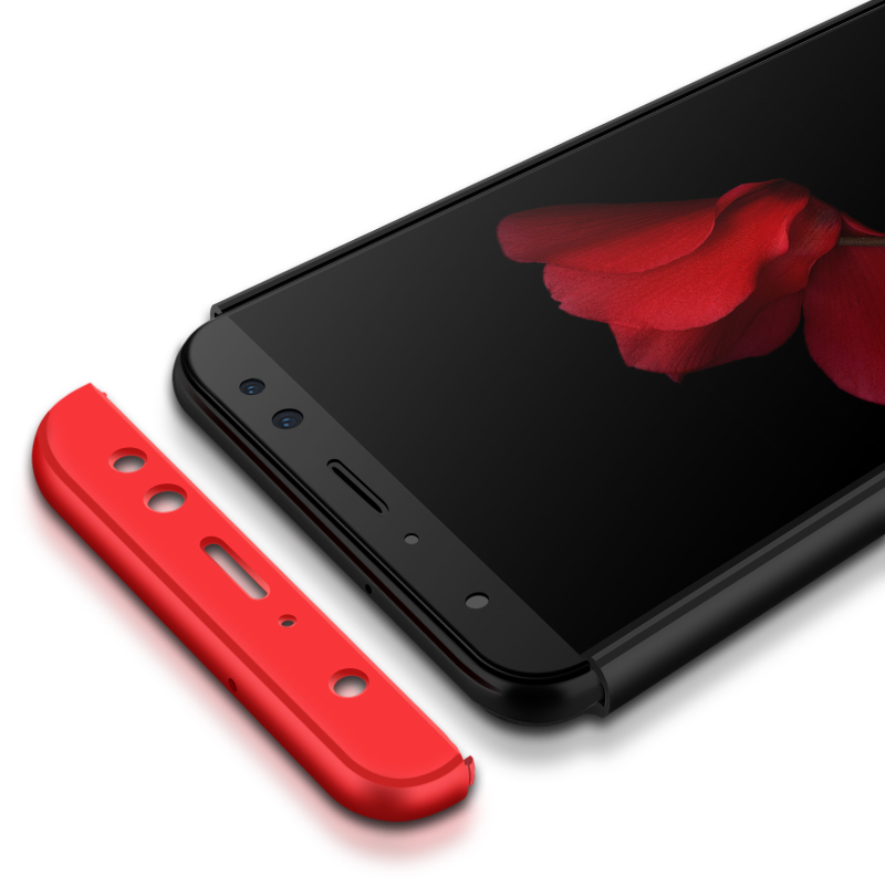 Husa Huawei Mate 10 Lite GKK 360 Full Cover Negru-Rosu