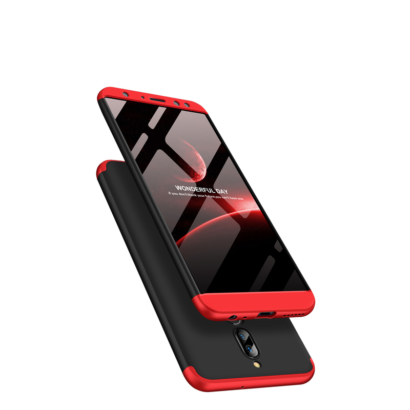 Husa Huawei Mate 10 Lite GKK 360 Full Cover Negru-Rosu