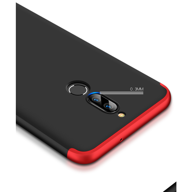 Husa Huawei Mate 10 Lite GKK 360 Full Cover Negru-Rosu