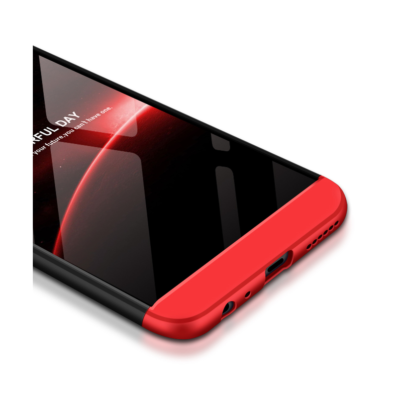 Husa Huawei Mate 10 Lite GKK 360 Full Cover Negru-Rosu