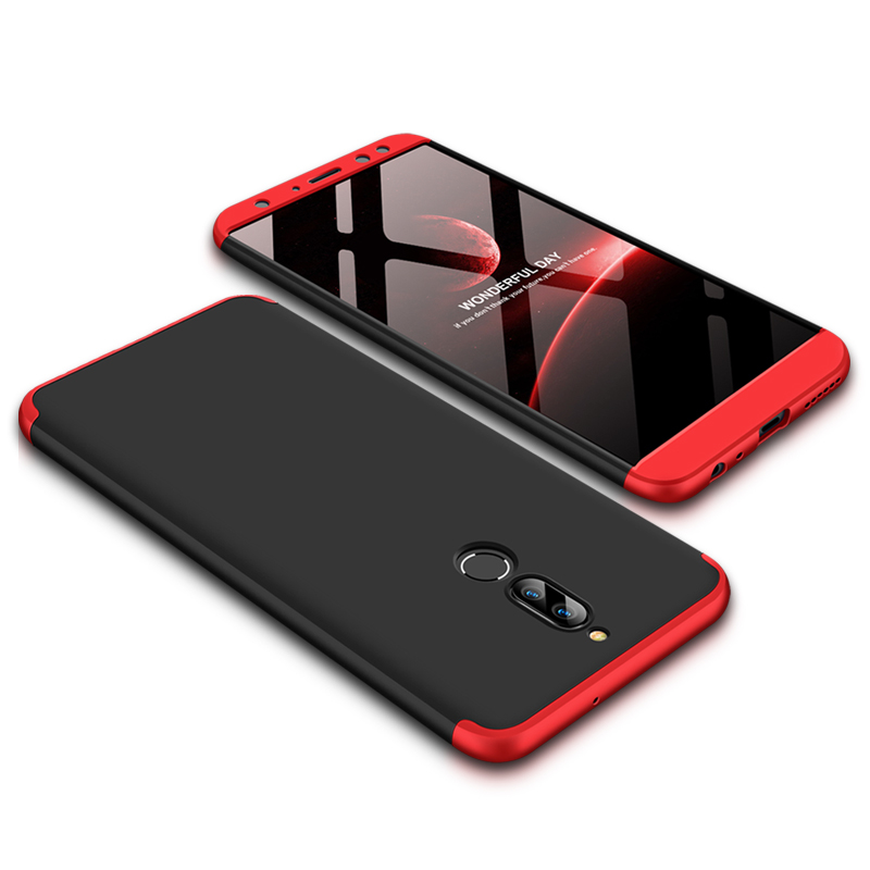 Husa Huawei Mate 10 Lite GKK 360 Full Cover Negru-Rosu