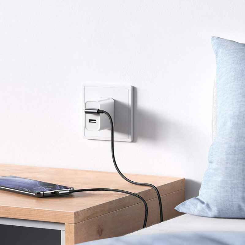 Cablu de date Fast Charge Type-C 18W, 1m, Ugreen, gri, 20856