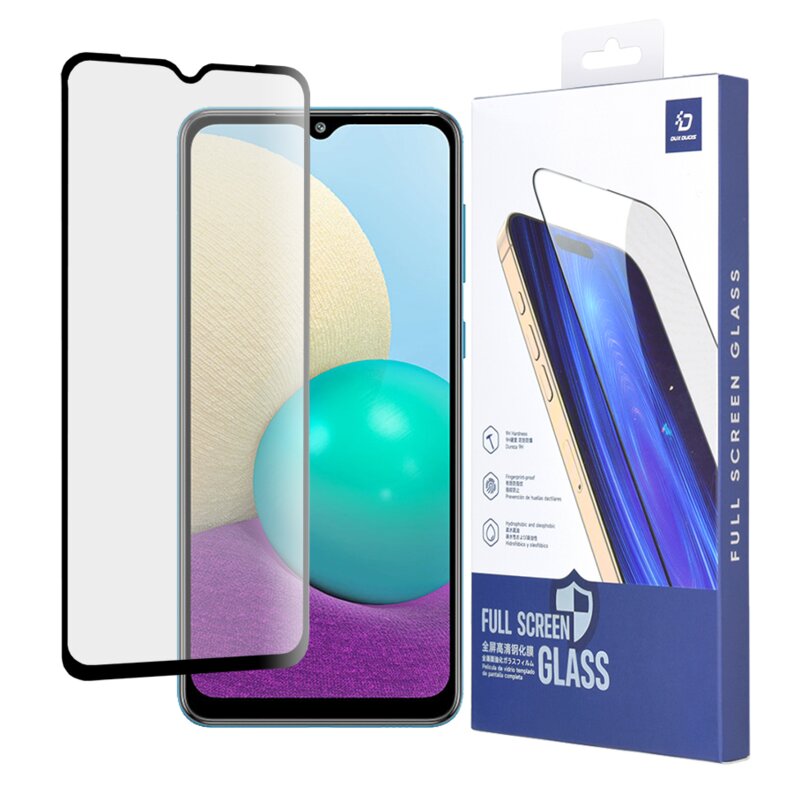 Folie Sticla Samsung Galaxy A02 Dux Ducis Tempered Glass - Negru