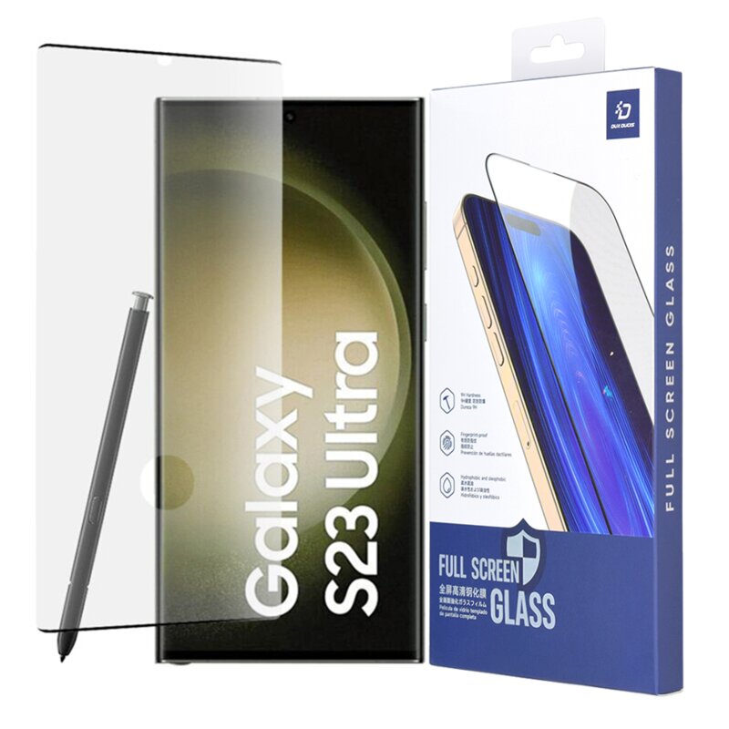 Folie sticla Samsung Galaxy S23 Ultra Dux Ducis Tempered Glass, negru