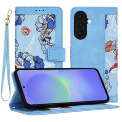 Husa personalizata fete Samsung Galaxy A36 5G Techsuit FlipCraft, bleu