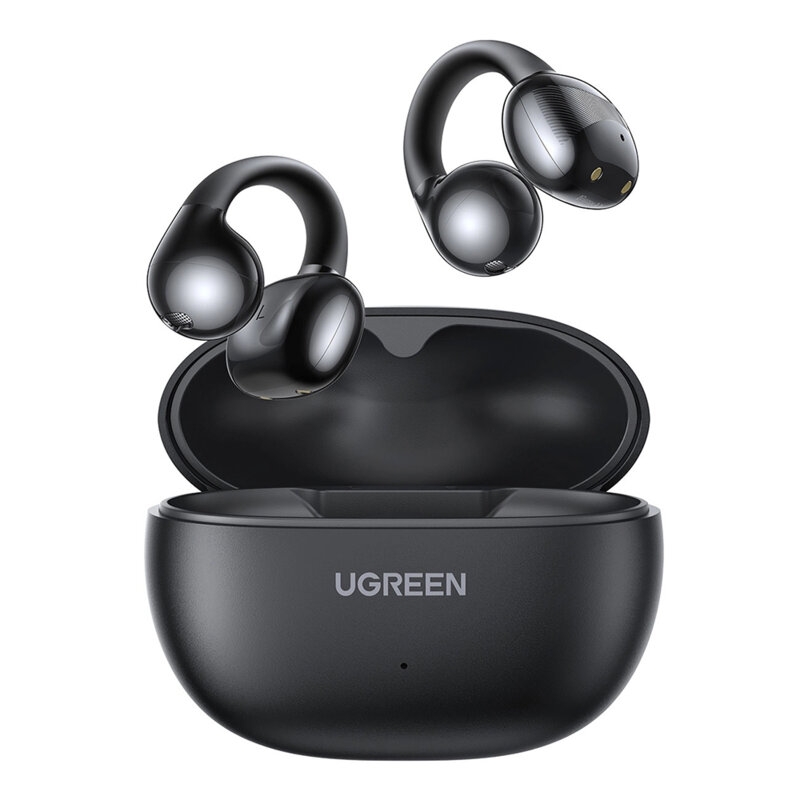 Casti Bluetooth cu microfon Noise Cancelling Ugreen, negru, 45785