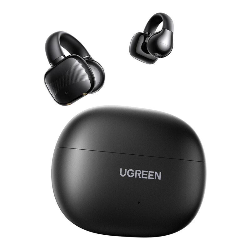 Casti Bluetooth cu microfon Noise Cancelling Ugreen, negru, 45785