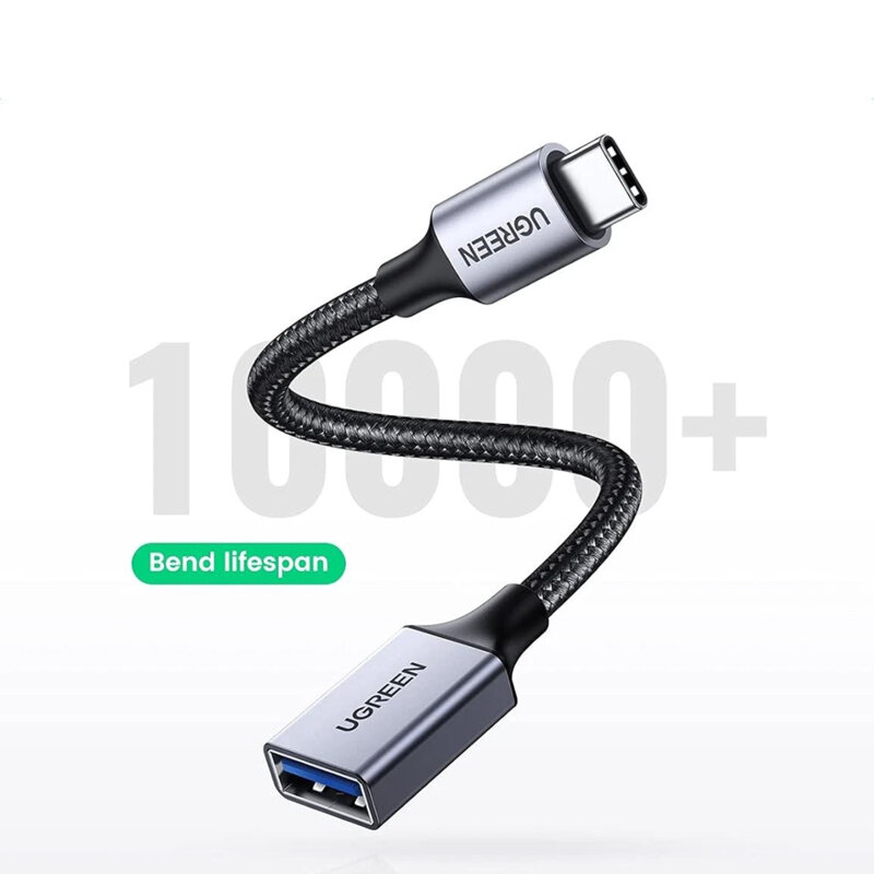 Adaptor USB la Type-C, OTG Ugreen, 5Gbps, 15cm, 70889